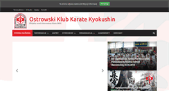 Desktop Screenshot of karate-ostrow.pl