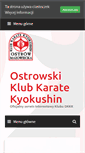 Mobile Screenshot of karate-ostrow.pl